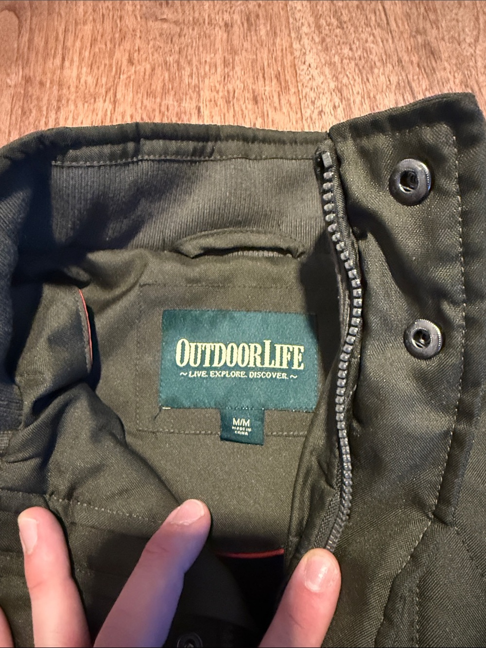 OUTDOOR LIFE Quilted Military Jacket - M - Picture 2 of 12